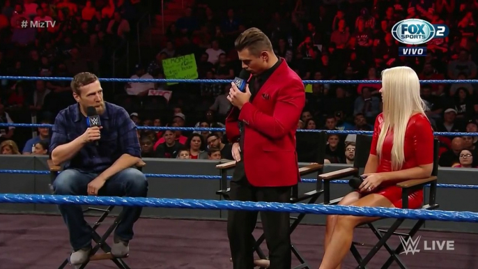 WWE SMACKDOWN LIVE 1/11/16 DANIEL BRYAN EN MIZ TV WWE HIGHLIGHTS HD EN ESPAÑOL