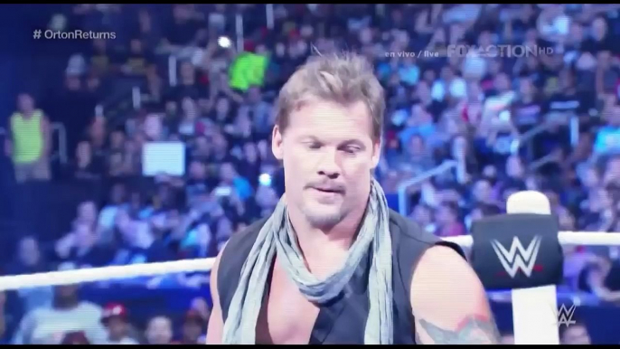 WWE BATTLEGROUND CHRIS JERICHO & RANDY ORTON RKO SLOW MOTION