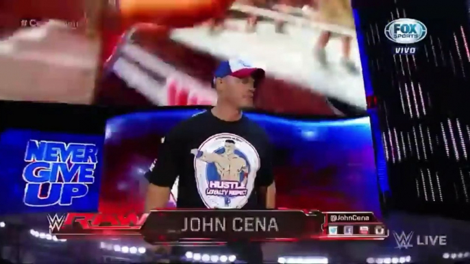 WWE RAW 30/5/16 JOHN CENA RETURNS