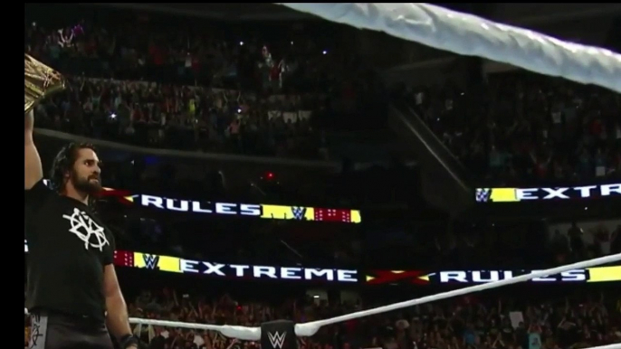WWE Extreme Rules 22/5/16 Seth Rollins RETURNS!!!