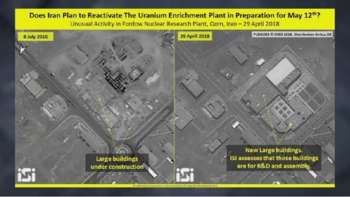 Unusual Activity Detected at Iranian Nuclear Enrichment Site