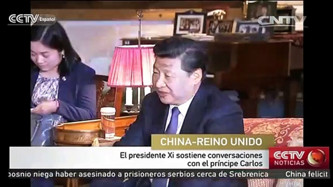 El presidente Xi sostiene conversaciones con el príncipe Carlos