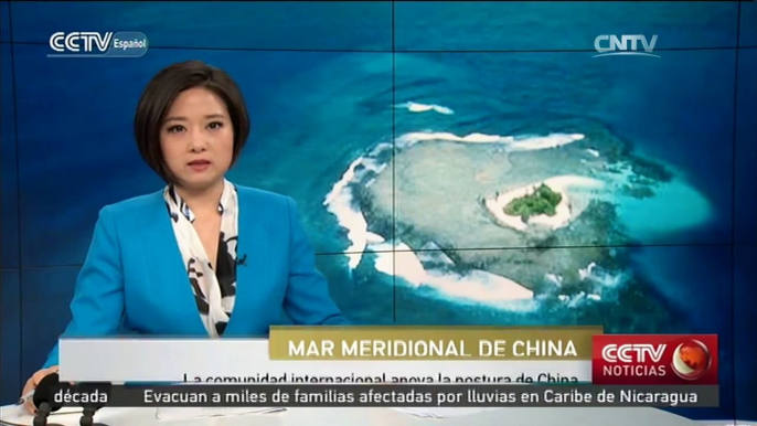 Comunidad internacional apoya postura china en Mar Meridional de China