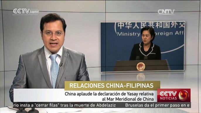 China aplaude declaración de canciller electo de Filipinas relativa al Mar Meridional de China