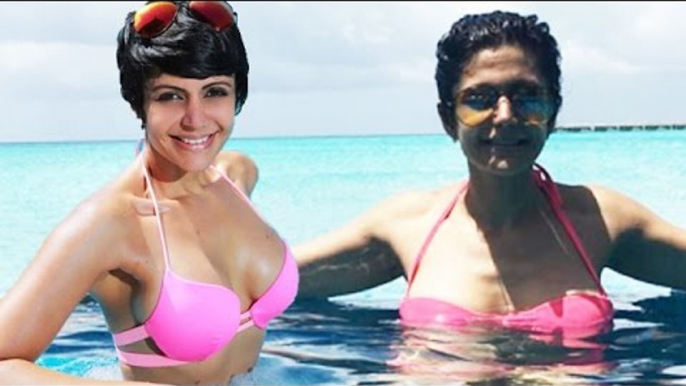 Mandira Bedi Enjoys In HOT BIKINI In Maldives