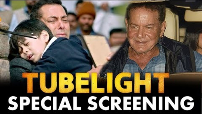 Salman के पिता Salim Khan पोहचे Tubelight मूवी के स्क्रीनिंग पर