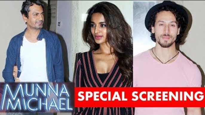 Tiger Shroff, Niddhi, Nawazuddin Siddiqui पहुंचे Munna Michael Screening  पर