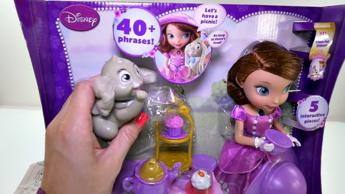 Princesa Sofia Fiesta de Té Picnic Disney Junior ♥ Muñeca 40+ Frases Play Doh Peppa Pig Juguetes