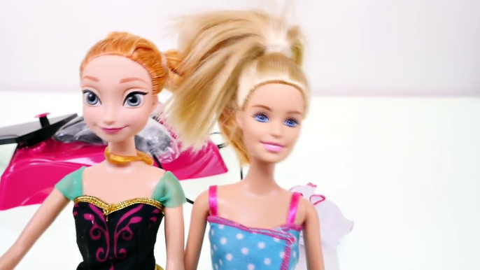 Barbie Pistola de Aire Diseño  • Pintando Ropa Muñecas Barbie Con Anna Disney Frozen