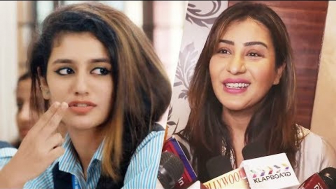 Shilpa Shinde ने जताई अपनी प्रतिक्रिया Priya Prakash Varrier Viral Wink पर | Oru Adaar Love