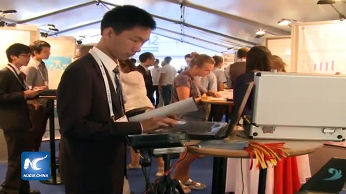 Impresionantes diseños de estudiantes chinos durante la Semana Mundial del Agua