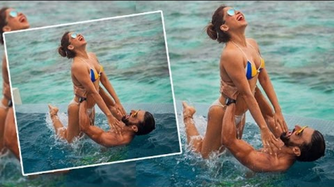 Aashish Chaudhary With HOT Wife In BIKINI From Maldives