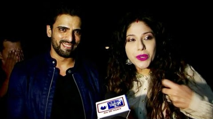 Mohit Malik & Aditi At Divyanka Tripathi & Vivek Dahiya's Reception