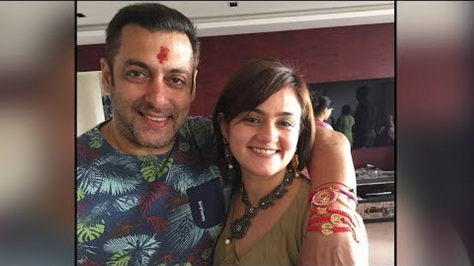 Salman Khan's RAKSHA BANDHAN Celebration With Shweta Rohira