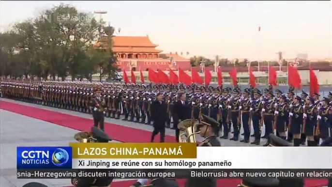 Xi Jinping se reúne con su homólogo panameño