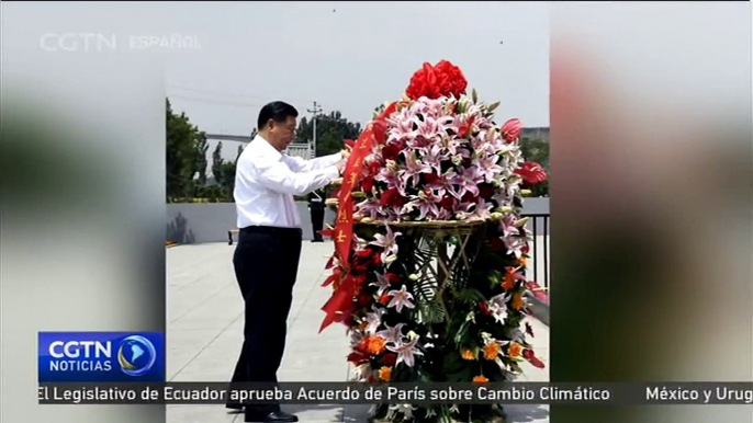 Xi Jinping rinde homenaje a los revolucionarios que dieron su vida por la nación