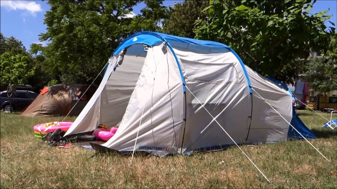 Ambient sounds from a tent in camping - 30 minutes