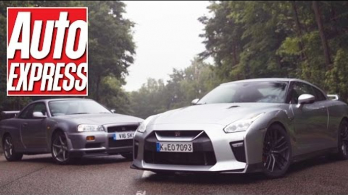 New Nissan GT-R R35 vs R34 Skyline GT-R: hero meets legend