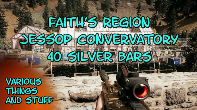 Far Cry 5 Faith's Region Jessop Conservatory 40 Silver Bars