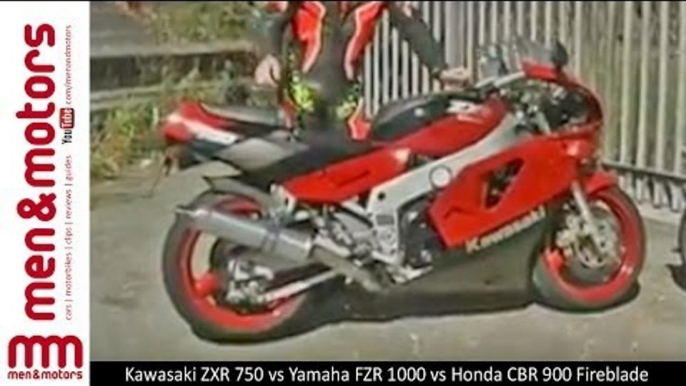 Second-Hand Motorcycle Comparison: Kawasaki ZXR 750 vs Yamaha FZR 1000 vs Honda CBR 900 Fireblade