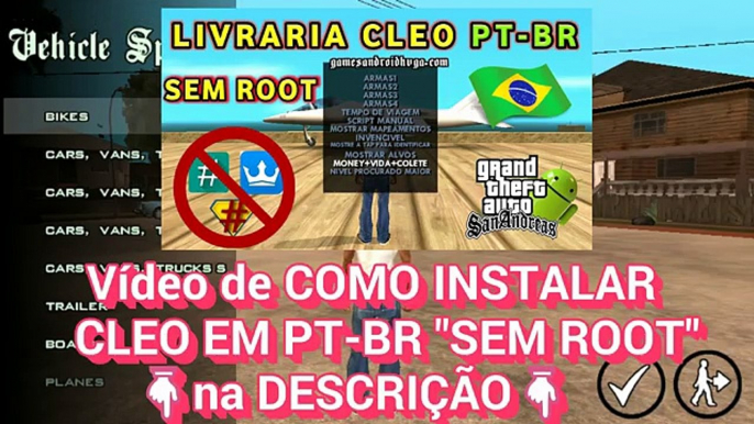 GTA SA Android Mod Pack da POLÍCIA BR SUPER LEVE (Viaturas + Skin) + TUTORIAL