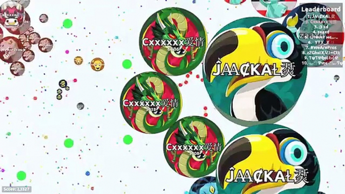 AGAR.IO Linesplit X Linesplit X Linesplit TRICK! AGARIO POPSPLIT DESTRUCTION!