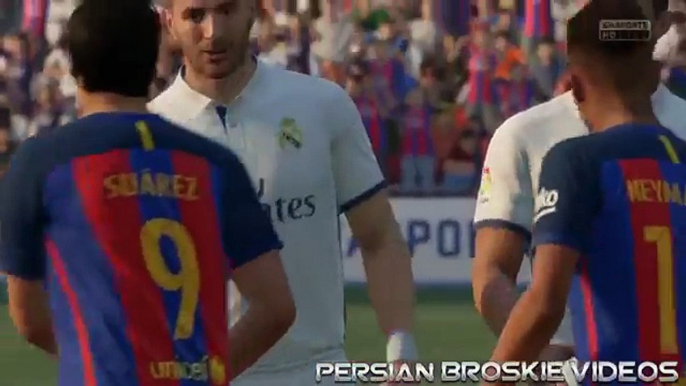 Cristiano Ronaldo vs. Messi - Play FIFA 17 | In Real Life!