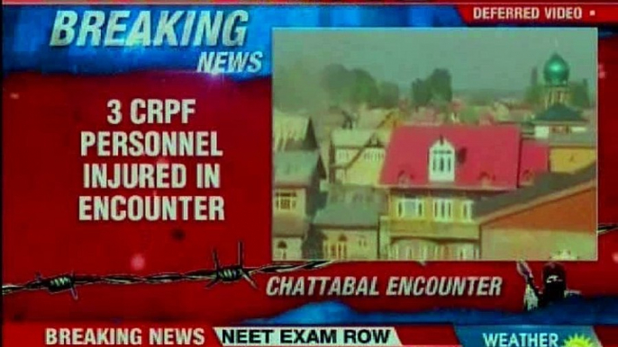 3 Militants killed in Jammu's Chattabal; 3 CRPF personnel injured in encounter