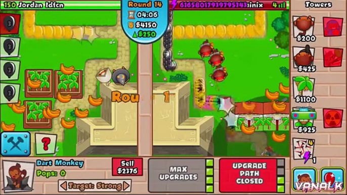 BTD Battles - Free Pops / Invisible Tower Glitch - Bloons TD Battles Gameplay