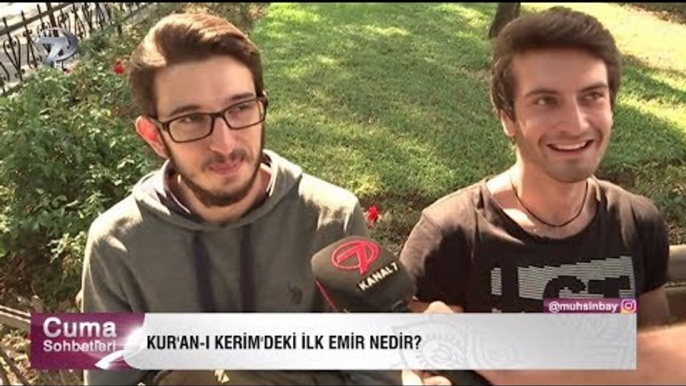 Vatandaşlarımıza sorduk. Kur’an-ı Kerim’deki ilk emir nedir?