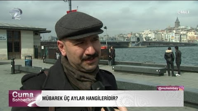 Vatandaşlarımıza Sorduk. Mübarek Üç Aylar Hangileridir?