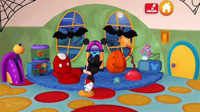 Mickey Mouse Clubhouse - Full Episodes of Color and Play Game by Disney (Halloween Theme) - Gamepla