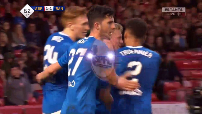 1-1 Ross McCrorie Goal Scotland  Premiership - 08.05.2018 Aberdeen FC 1-1 Rangers FC