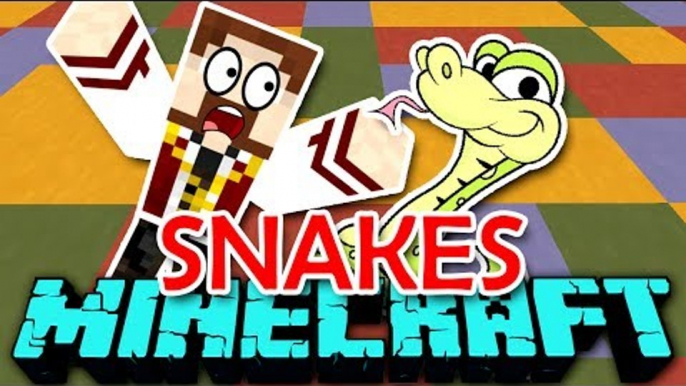 SNAKES Minecraft - Sou a Ovelha-Cobra come Slimes! xD