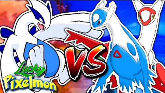 Minecraft : LUCKY PIXELMON 5.0.1 - LUGIA vs LATIOS E LATIAS ! LENDÁRIO PAI LUTA CONTRA FILHOS !!