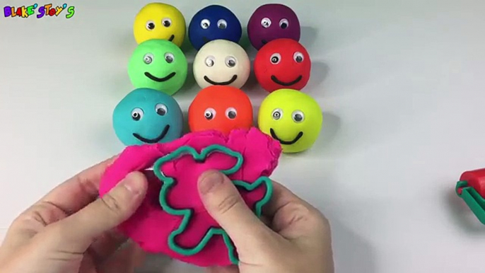 Fun Play and Learn Colours With Play-Doh Smiley Face Mold for Children