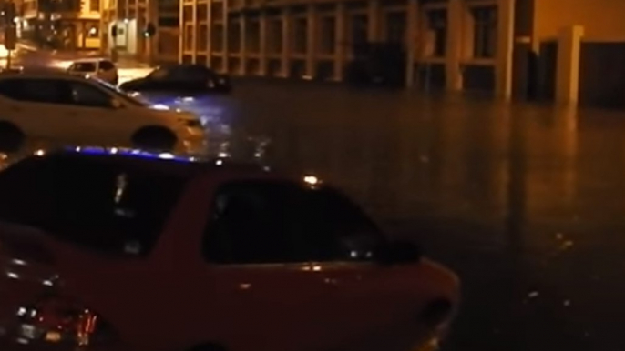 'Extreme Weather Event' Sweeps Over Hobart, Vehicles and Buildings Flooded