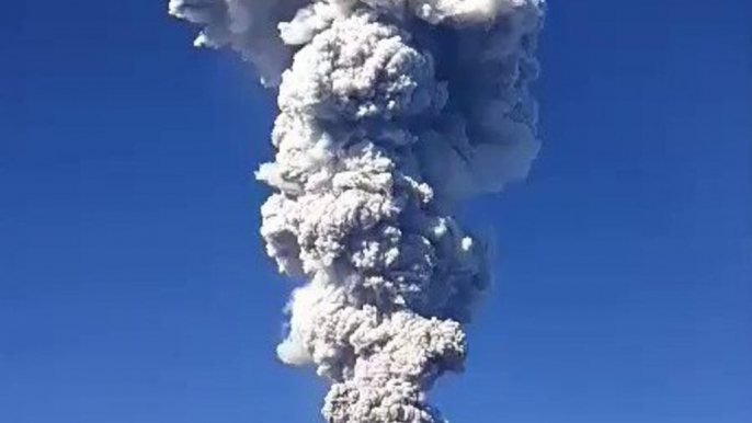 Mount Merapi Erupts, Spewing Volcanic Ash