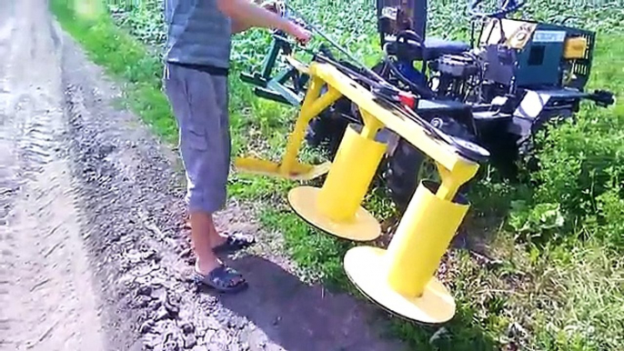 Homemade rotary mower in ion