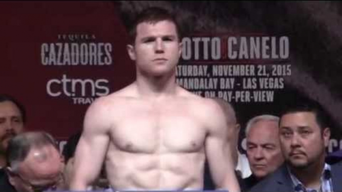 Canelo Saul Alvarez vs Miguel Cotto - WEIGH IN