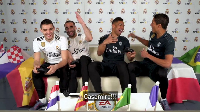 EA SPORTS FIFA | FIFA 18 World Cup | BRASIL Casemiro & Varane vs SPAIN Carvajal & Kovacic