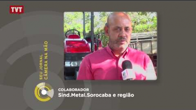 Jornalismo colaborativo: Sindicato dos Metalúrgicos de Sorocaba doa trator para agricultura familiar