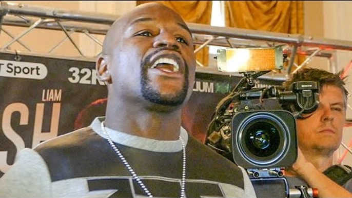 Floyd Mayweather CLOWNS & CONFRONTATION with Walsh Brothers! MUST BE SEPARATED!!!