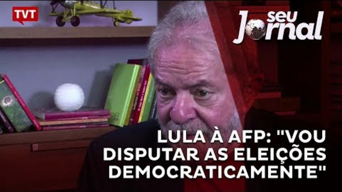 Lula à AFP: "Vou disputar as eleições democraticamente"