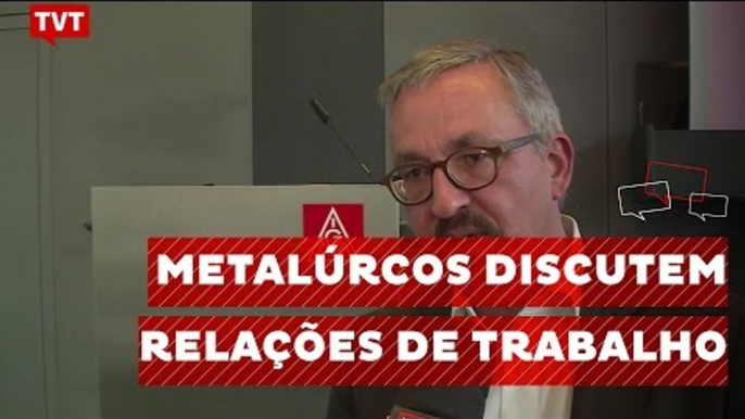 Na Alemanha, metalúrgicos da CUT discutem relações de trabalho