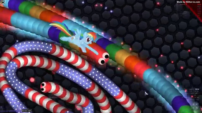 Slither.io - UNSTOPPABLE GIANT SNAKE #3// THE BIGGEST SNAKE (Slitherio Funny/Best Moments)