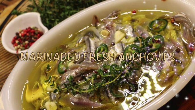 Marinated Fresh Anchovies -Recipe -Fato