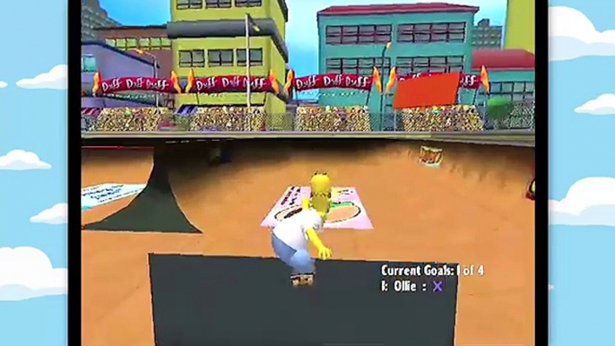 Simpsons Skateboarding | SuperMega