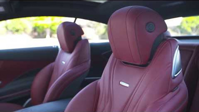 The new Mercedes-AMG S 63 4MATIC+ Coupe Interior Design in Grey magno