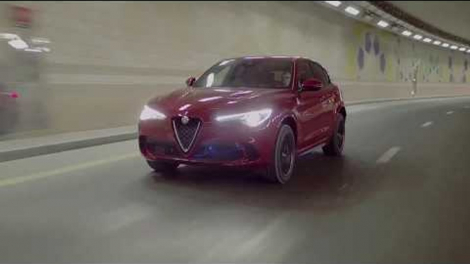 Alfa Romeo Stelvio Quadrifoglio clip Dubai